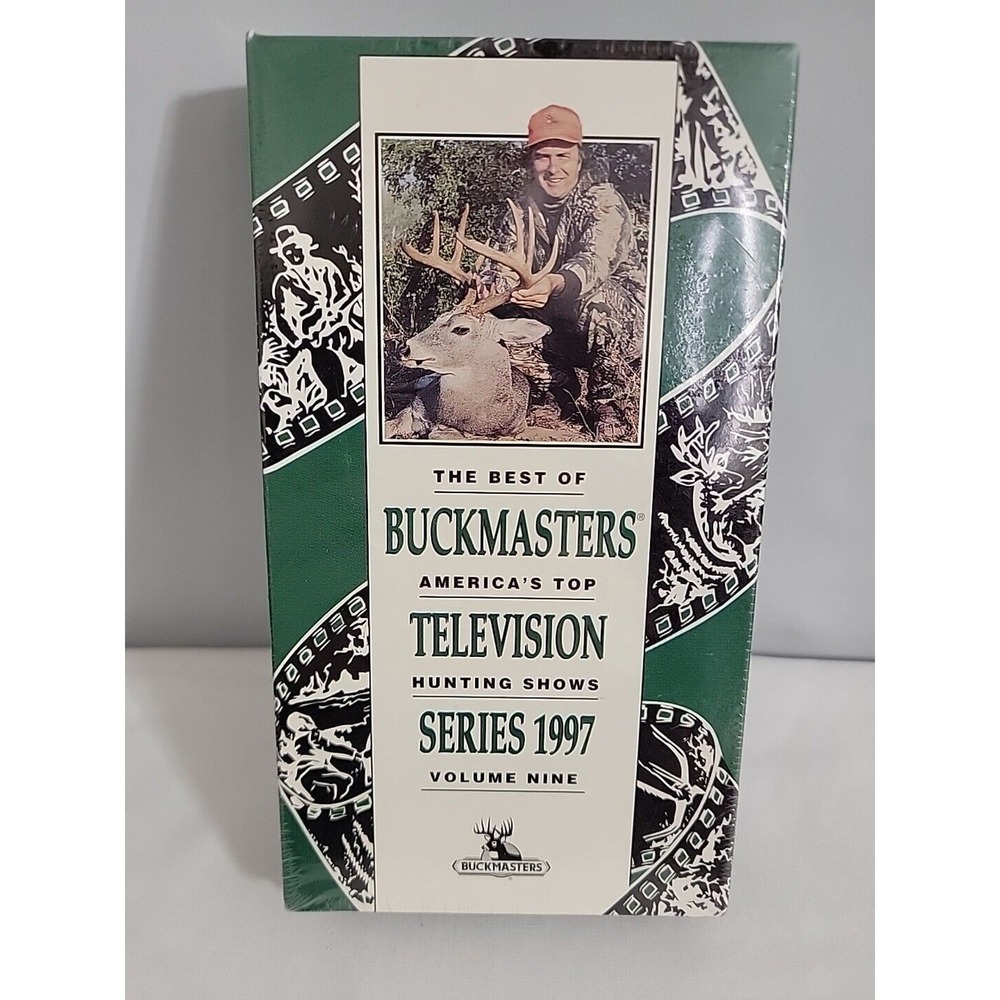 BEST of BUCKMASTERS #9 hunting TV 1997 Jackie Bushman VHS new Bill Jordan Sealed